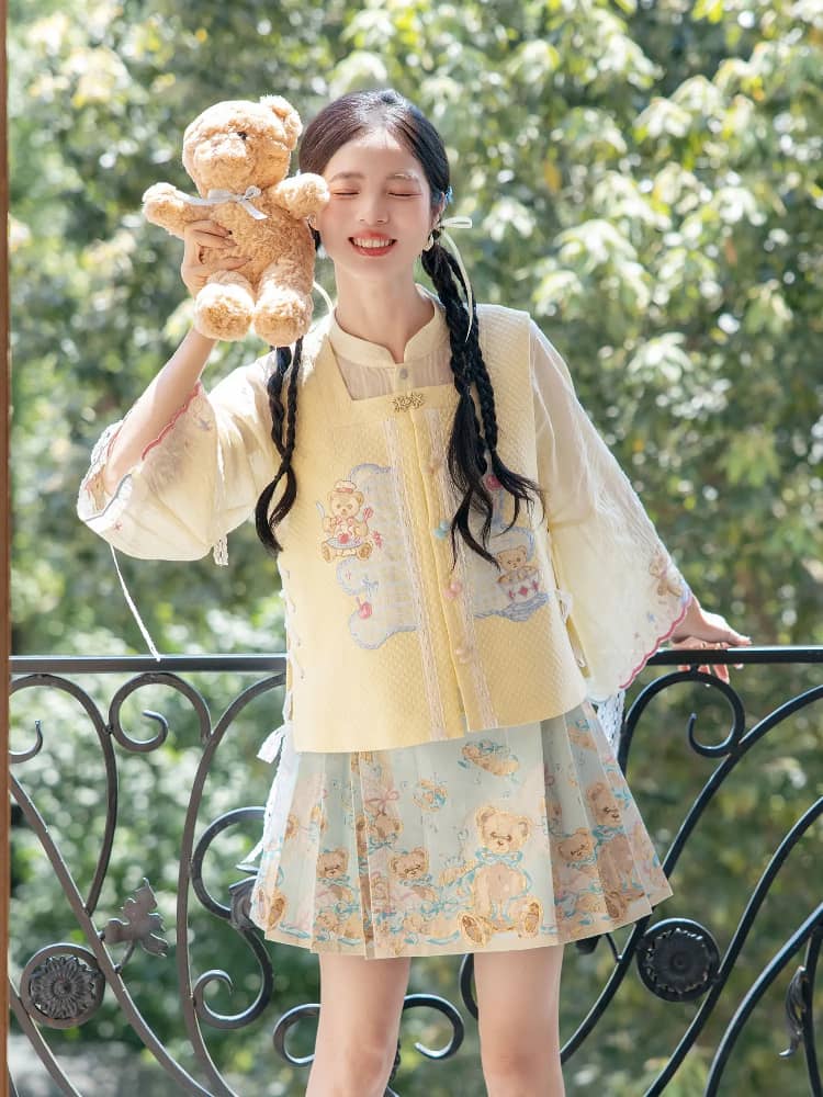 Casual Mamian Skirt Full Set – Modest Daily Hanfu S-XL