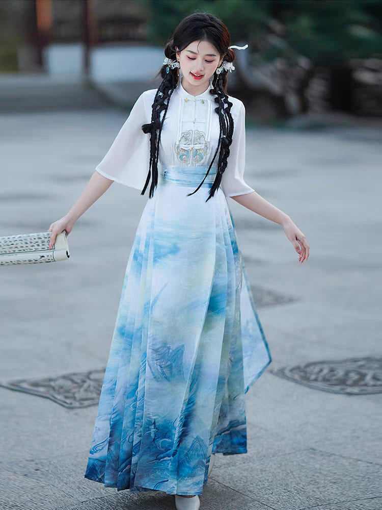 新中式马面裙配套S-XL