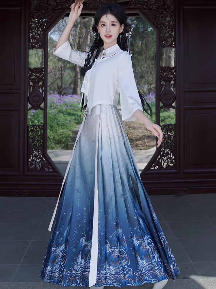 新中式马面裙配套S-XL