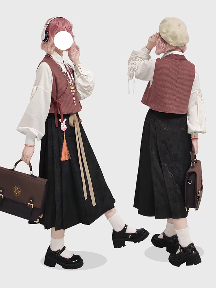 Skirt berwajah kuda dengan SL