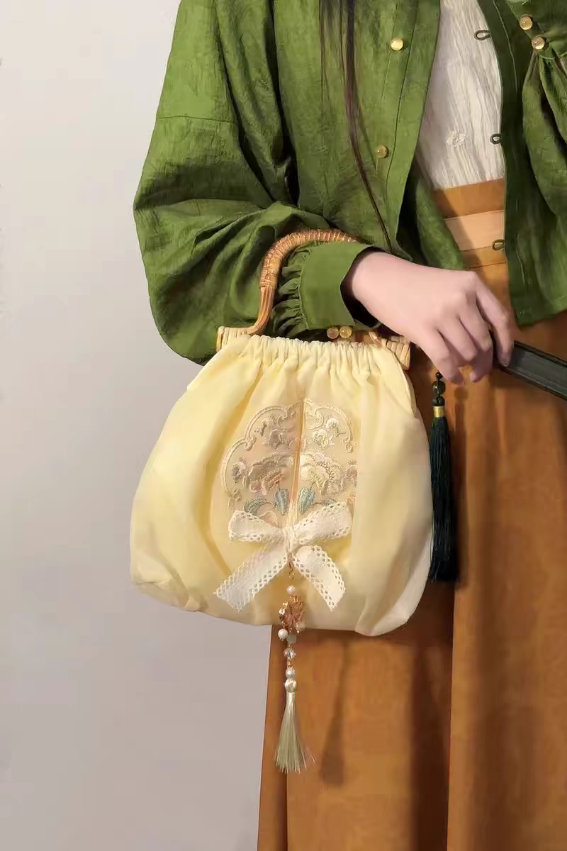 古风竹藤包包bag