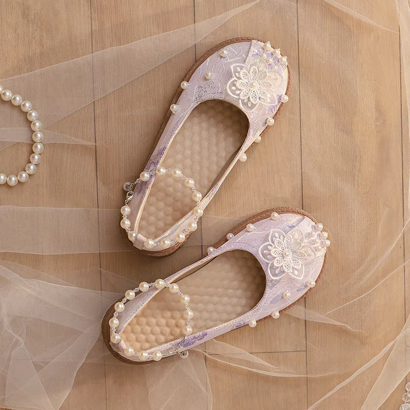 New Chinese style high heels