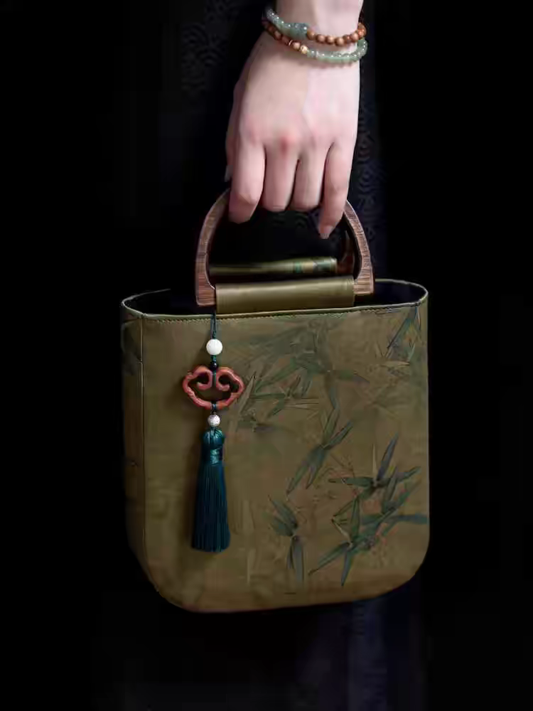 古风竹藤包包bag