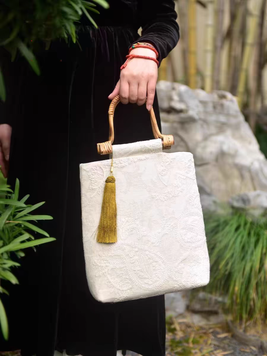 古风竹藤包包bag