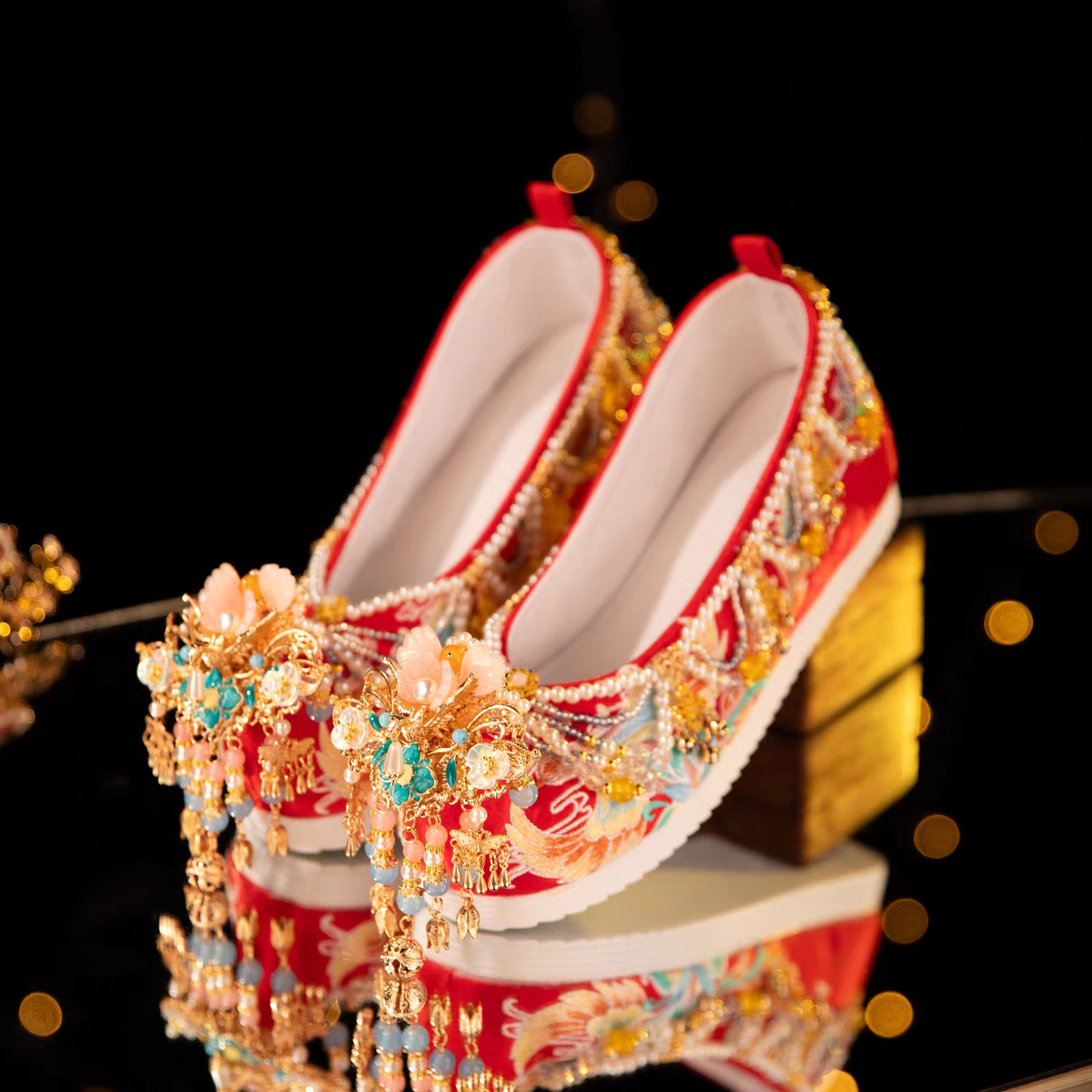 Ancient Chinese Hanfu Shoes |Traditional Chinese Wedding Shoes