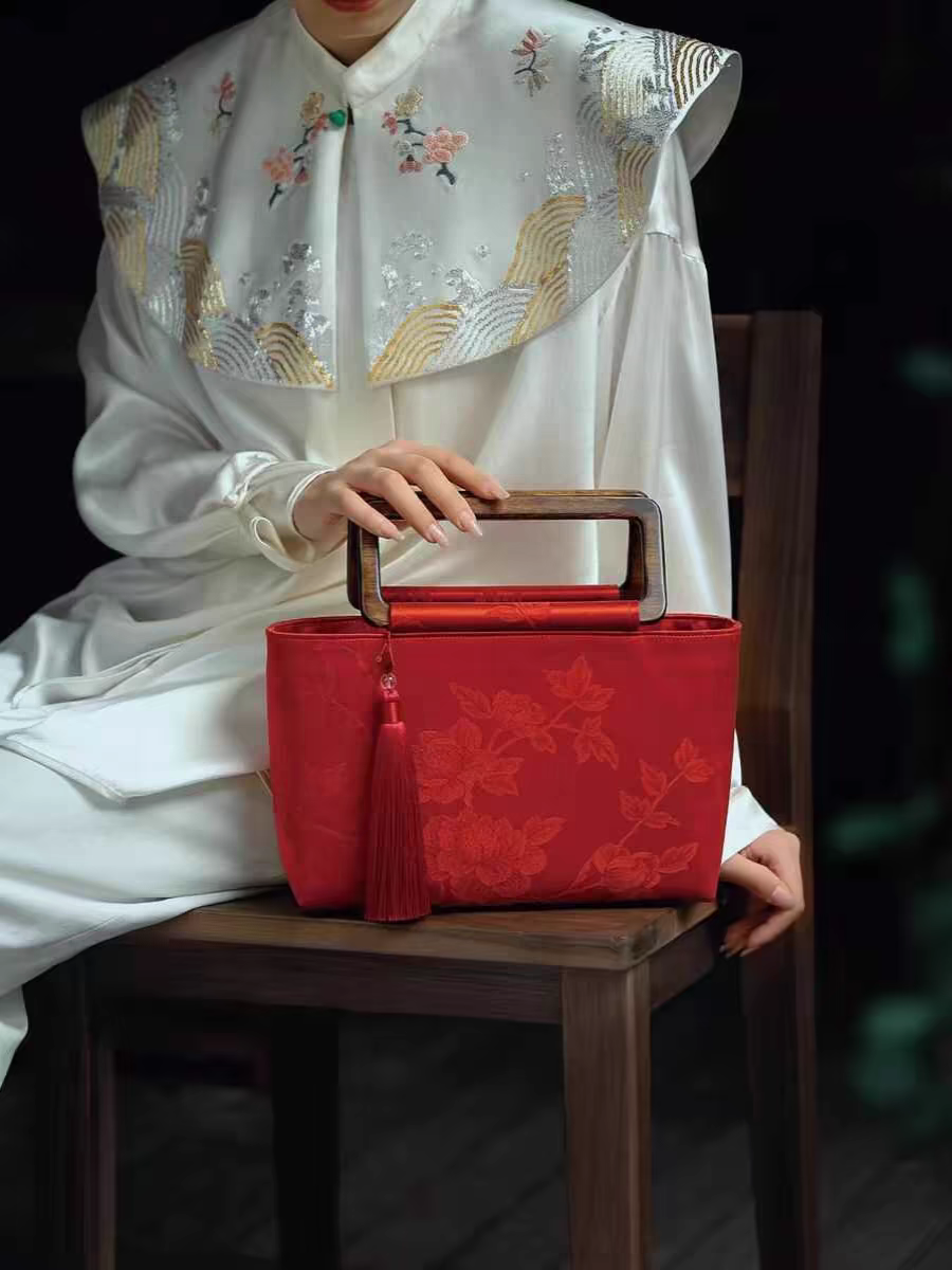 古风竹藤包包bag