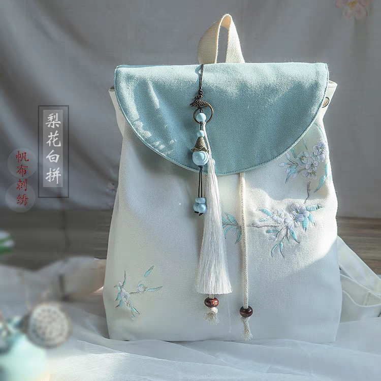 古风刺绣背包32*27cm backpack bag