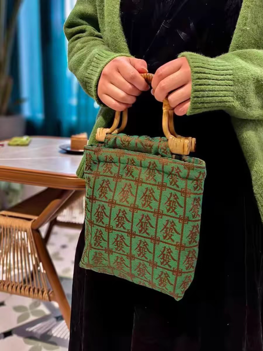 古风竹藤包包bag