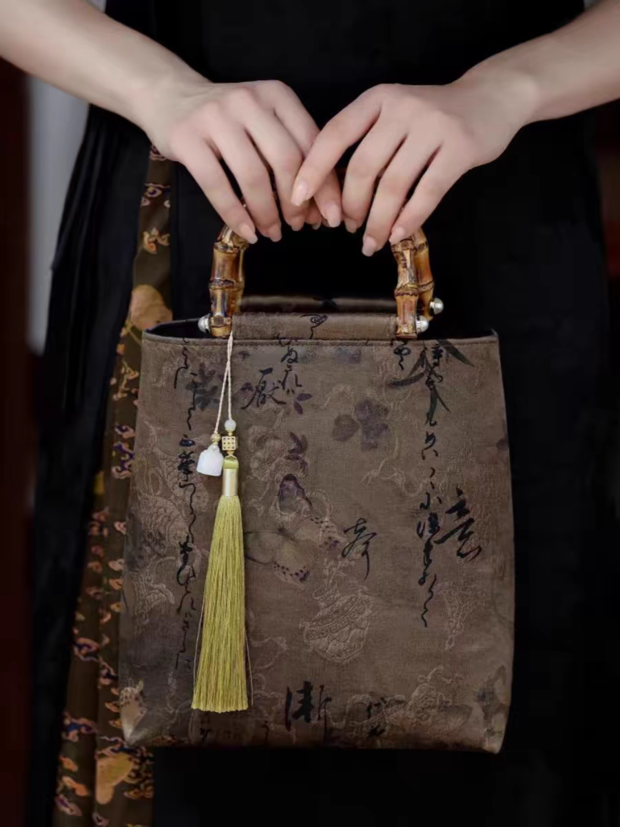 古风竹藤包包bag