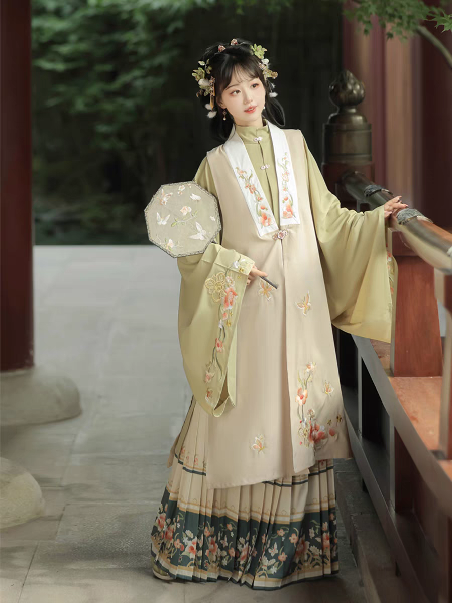 明制汉服百迭裙配套S-L