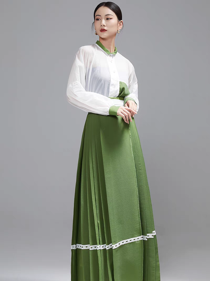 纯色马面裙配套S-XL