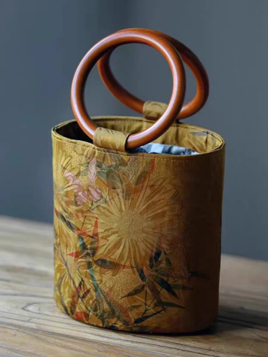 古风竹藤包包bag