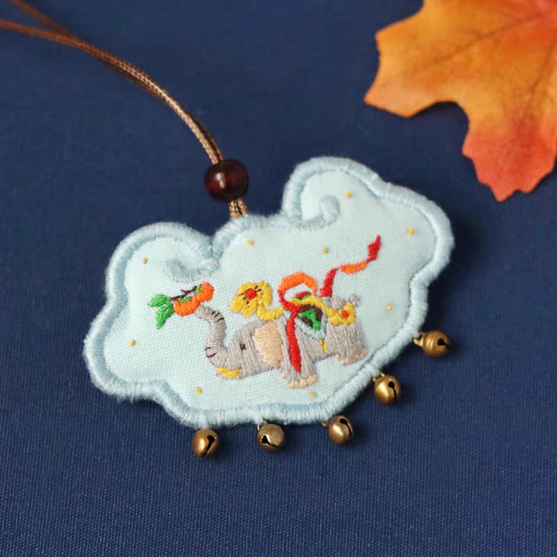 "Safe & Blessed" Embroidery DIY Kit