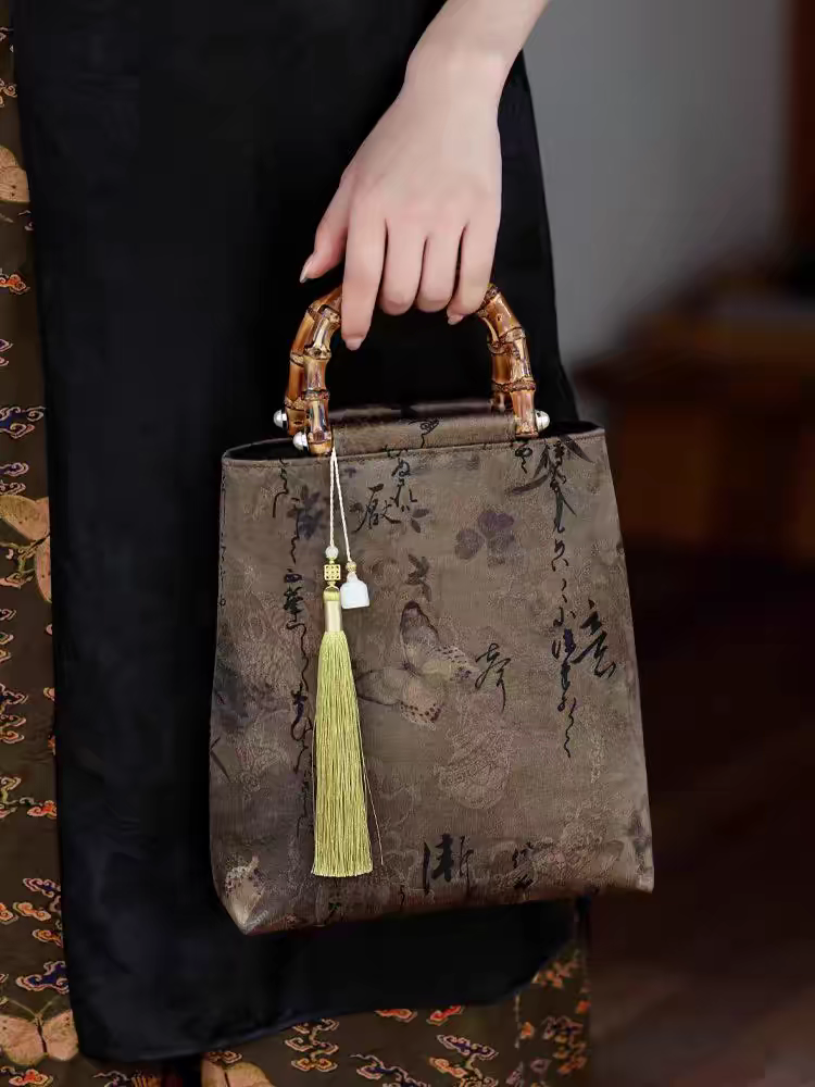 古风竹藤包包bag