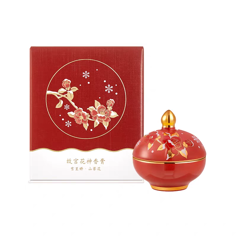 故宫|十二花神固体香膏博物馆文创新婚生日礼物女生伴手礼