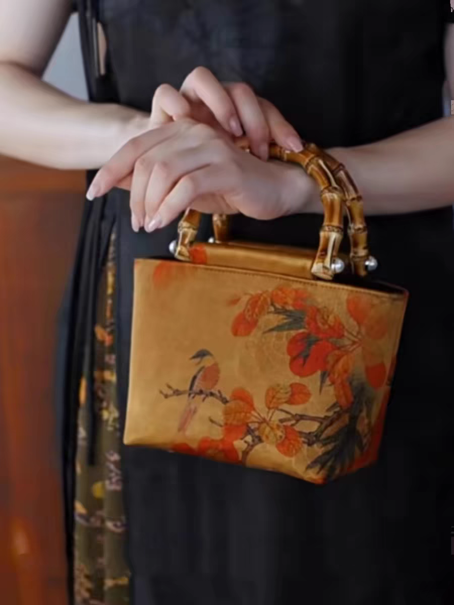 古风竹藤包包bag