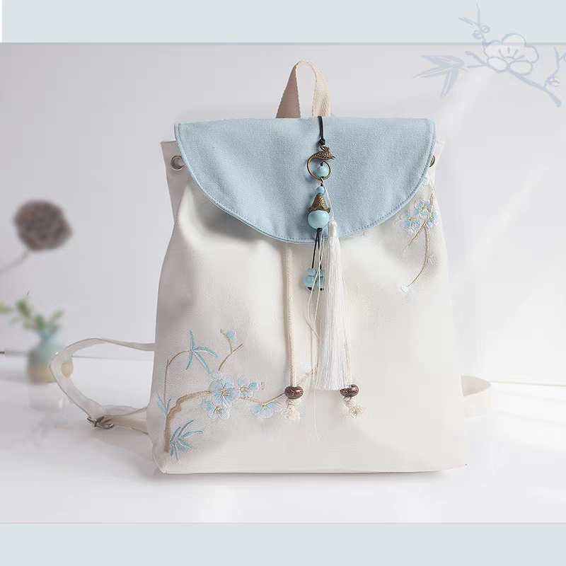 古风刺绣背包32*27cm backpack bag