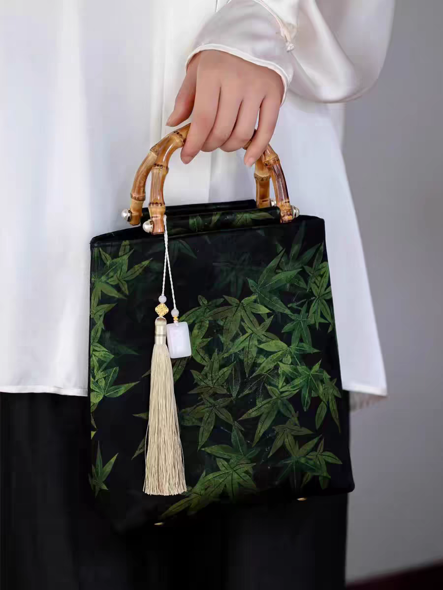 古风竹藤包包bag