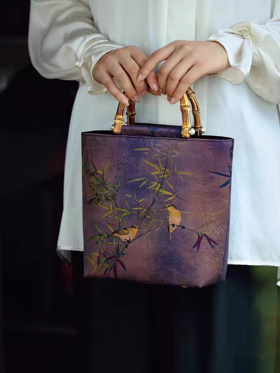古风竹藤包包bag