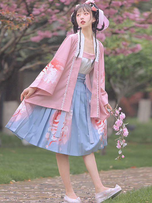 汉元素女装对襟直袖衫