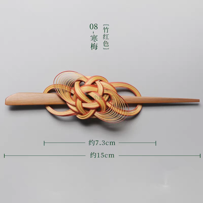 Intangible Cultural Heritage Bamboo Woven Hair Clip | A Meaningful Chinese Gift