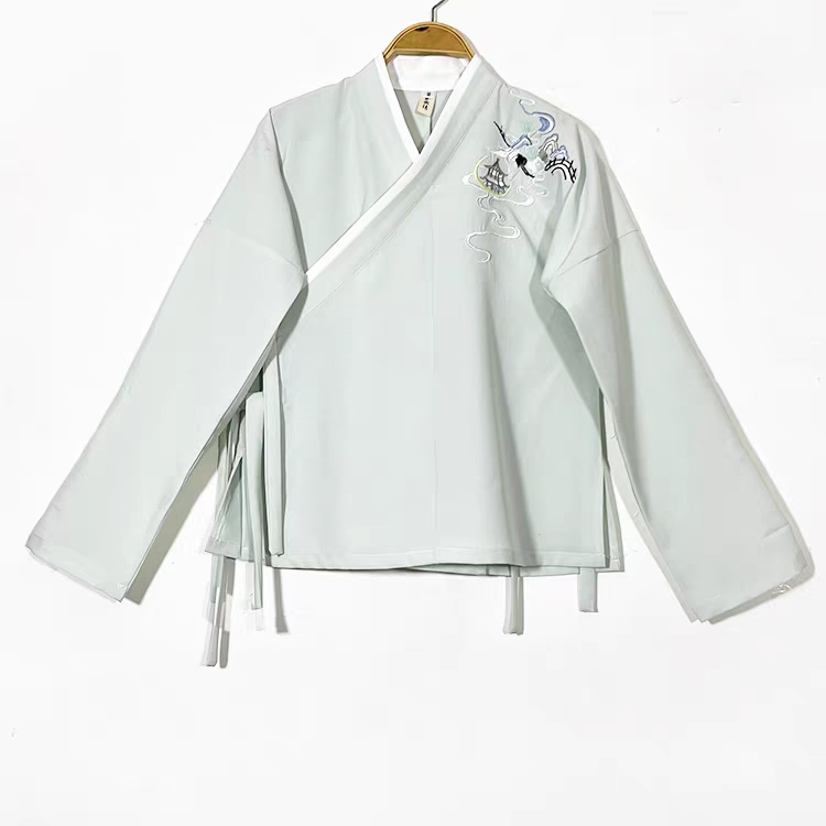 Baju Lengan Lurus Kolar Silang Hanfu S-XL