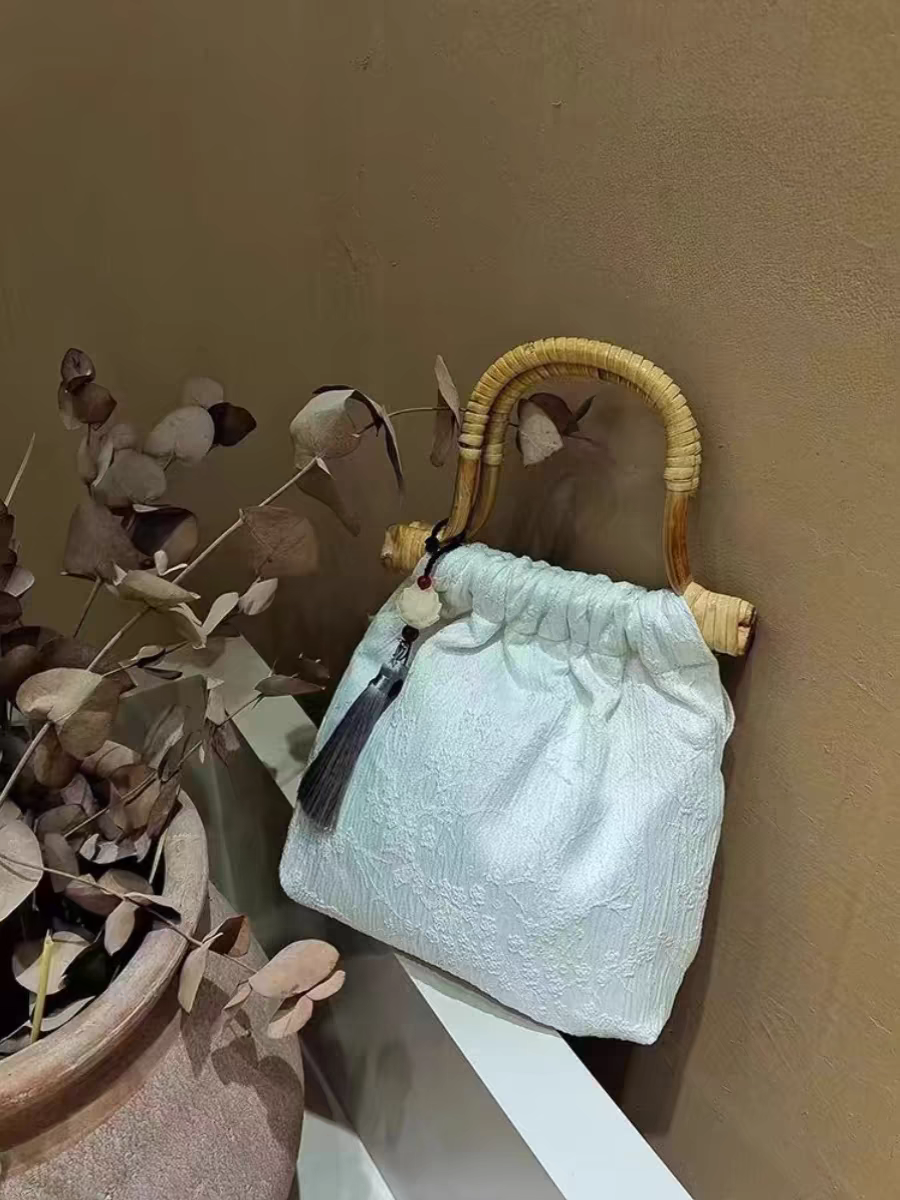 古风竹藤包包bag