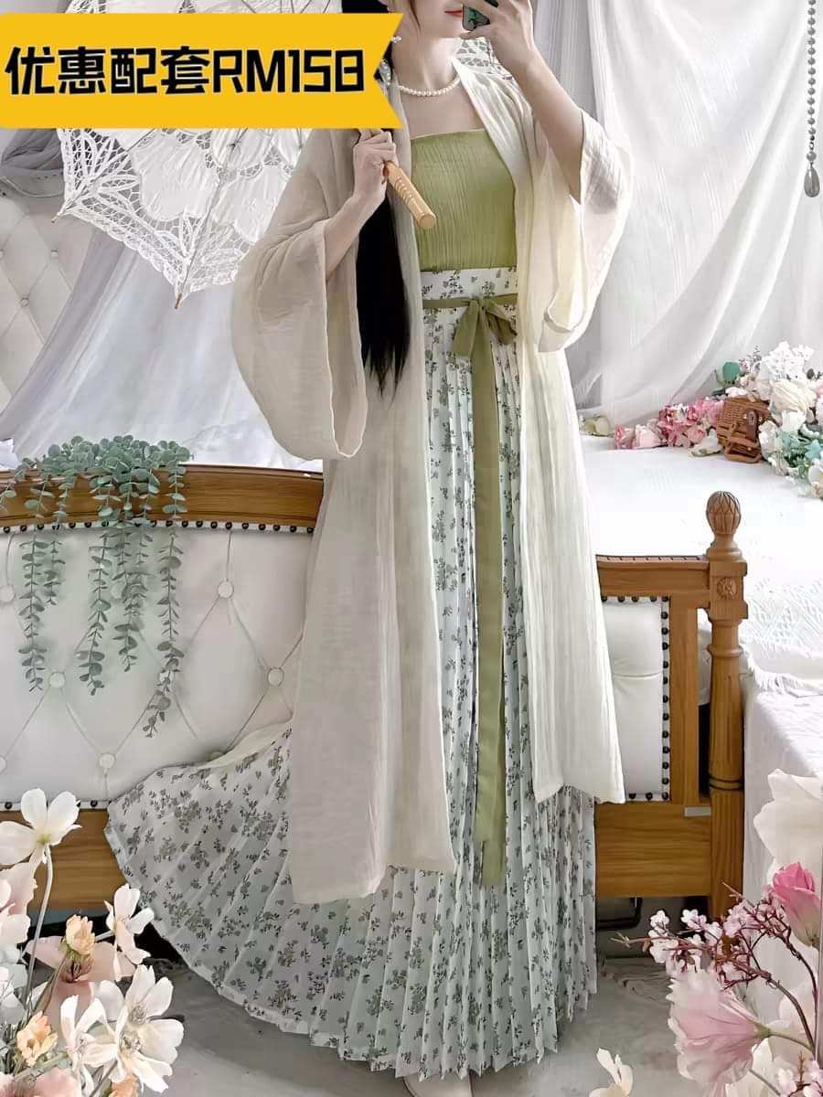 夏季汉服百迭裙配套
