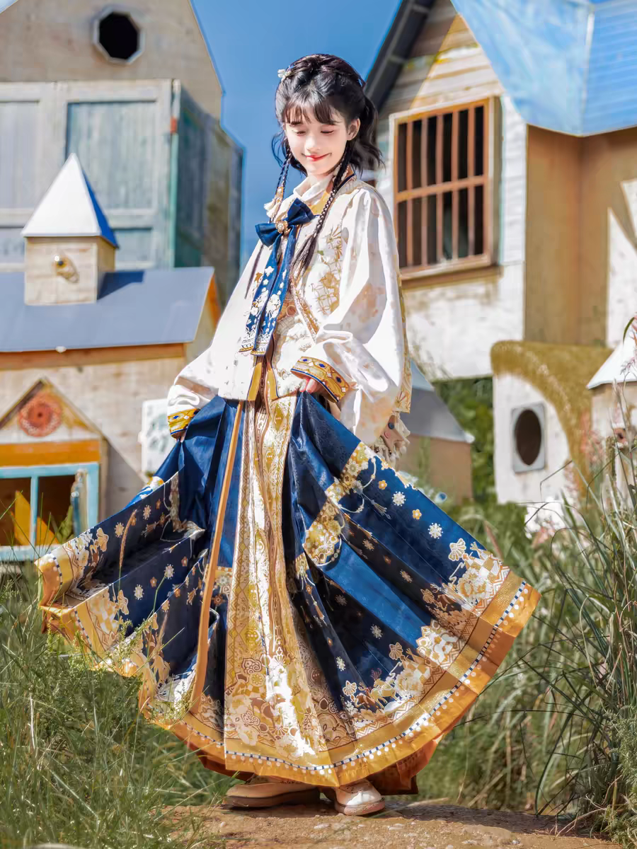 Skirt berwajah kuda dengan SL