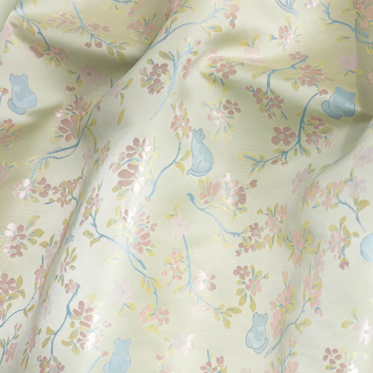 Premium Chinese Fabric for Hanfu, Qipao & Accessories – Jacquard Brocade & Silk Satin – Perfect for Bags, Dresses & DIY Chinese-Inspired Items