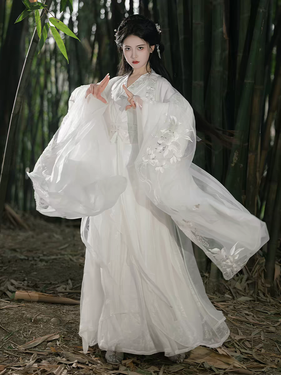 fairy hanfu dress Performance Costume – Ethereal Dance for Stage, Phot Size: S size-womens-clothing_:6 DESCRIPTION * A Set Eileen Fisher Women's Wide
