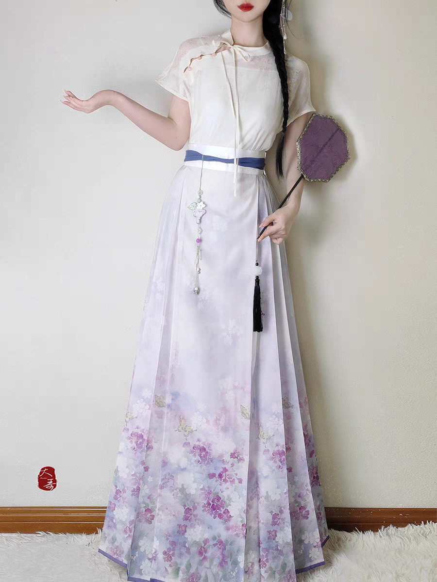 Mesh horse face skirt网纱马面裙S-XL