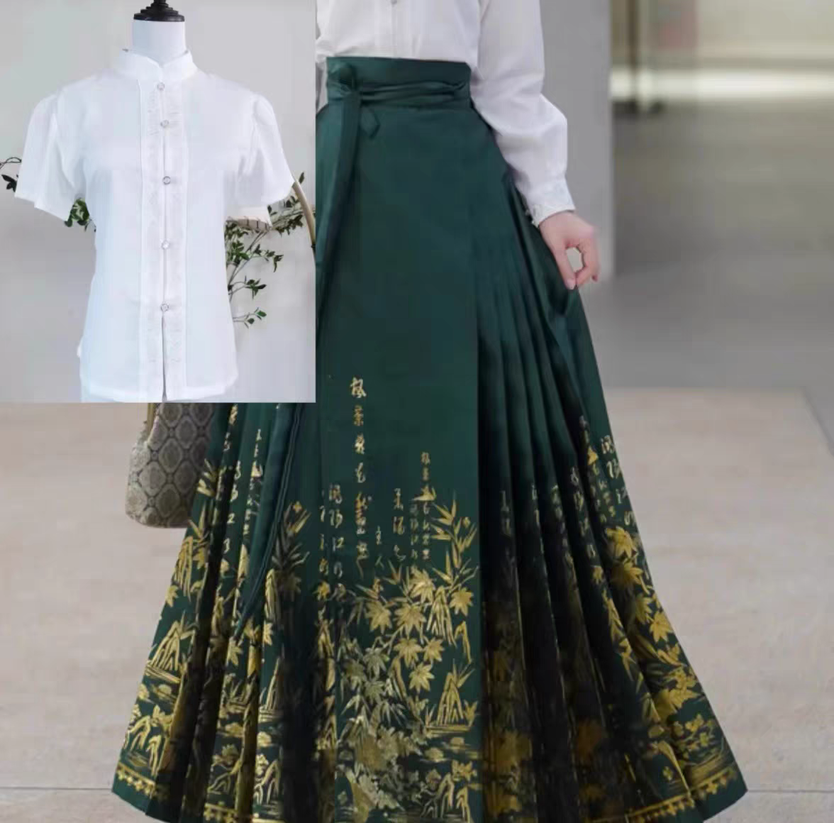 织金款马面裙配套S-XL