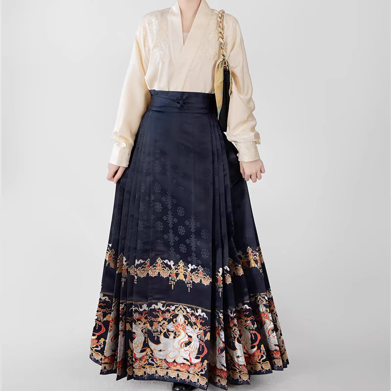 Hanfu horse-face skirt matching set S-L