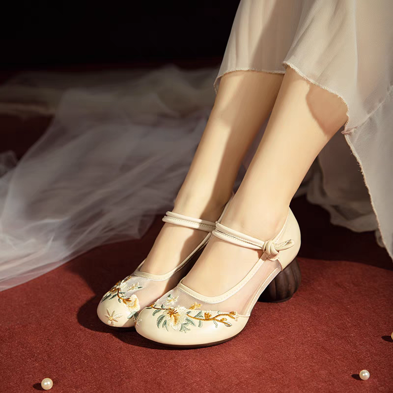 新中式高跟鞋35-40