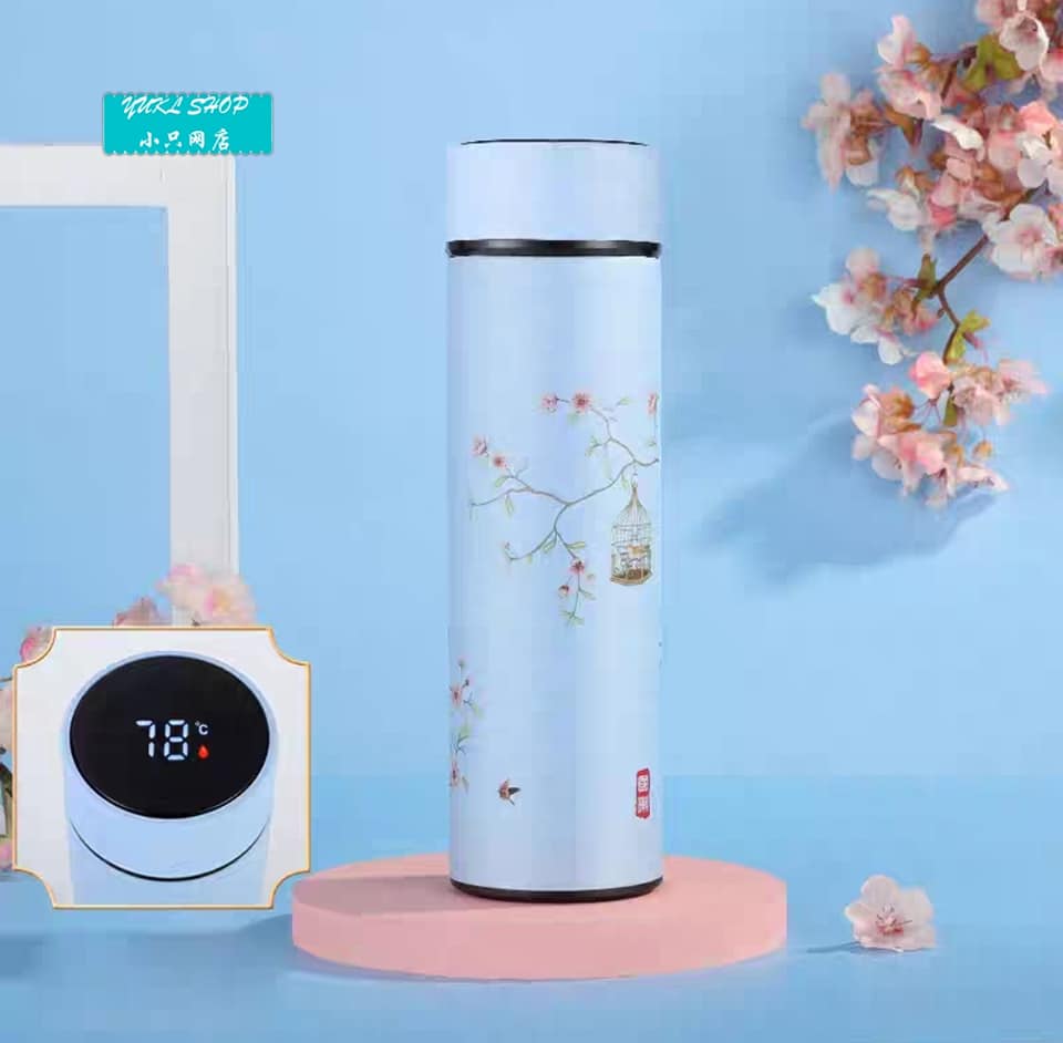 古風測溫保溫杯