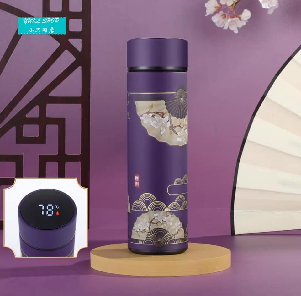 古風測溫保溫杯