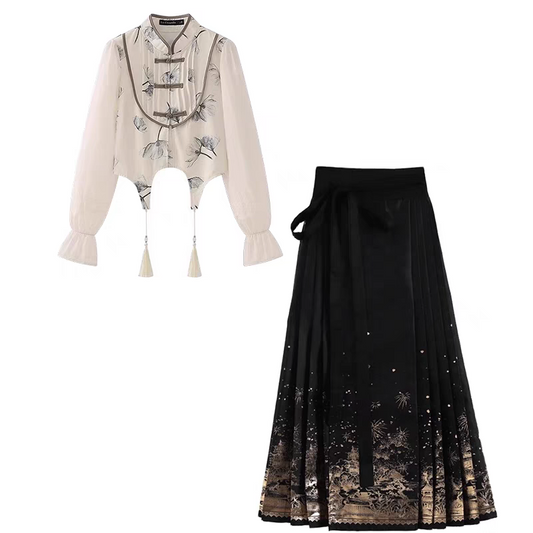 马来西亚新中式马面裙线上网店｜超过150款任你选｜不管矮个子还是肉肉女孩都可以穿马面裙