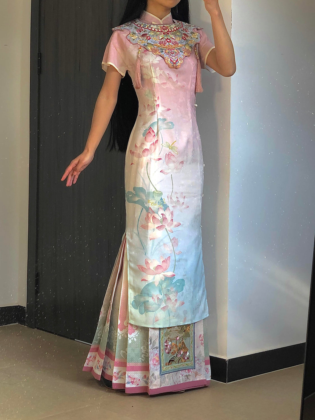 Les clientes françaises adorent l'association Qipao et Mamianqun ! 🇫🇷💕