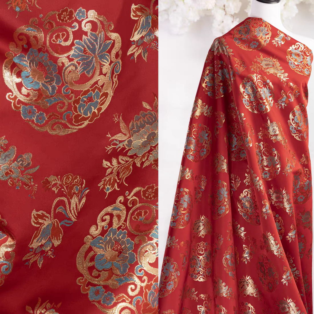 Wholesale Chinese Fabric for Hanfu & Qipao | Brocade & Jacquard Textile Supplier