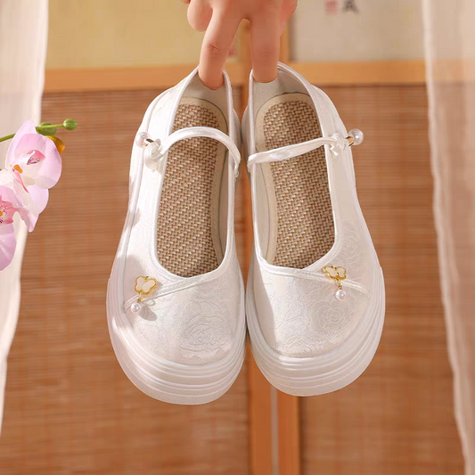 Ancient Women's "Scenery Underfoot"  Nice Shoes