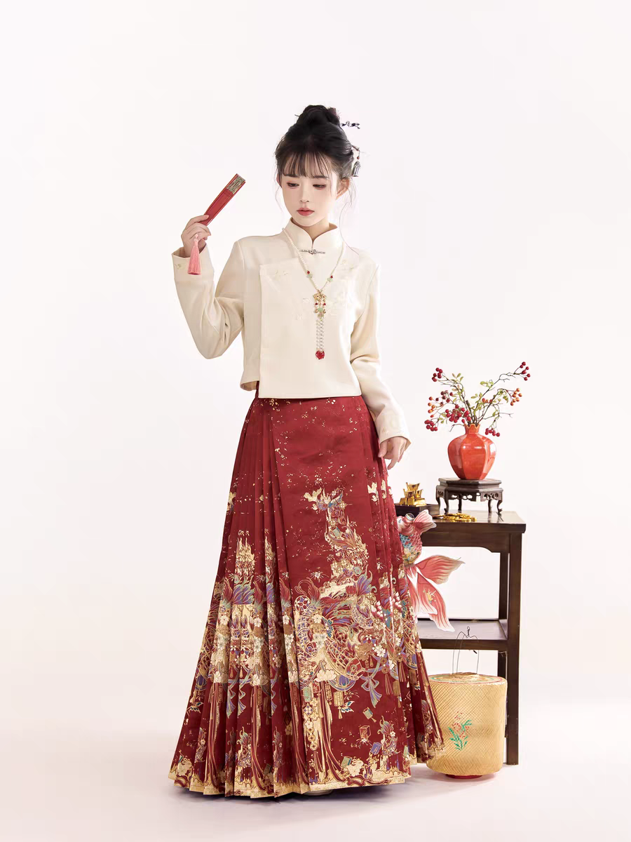 Where to buy MaMian Skirt ｜HANFU ONLINE SHOP RECOMMEND｜shipping available to Malaysia Singapore Taiwan USA and more