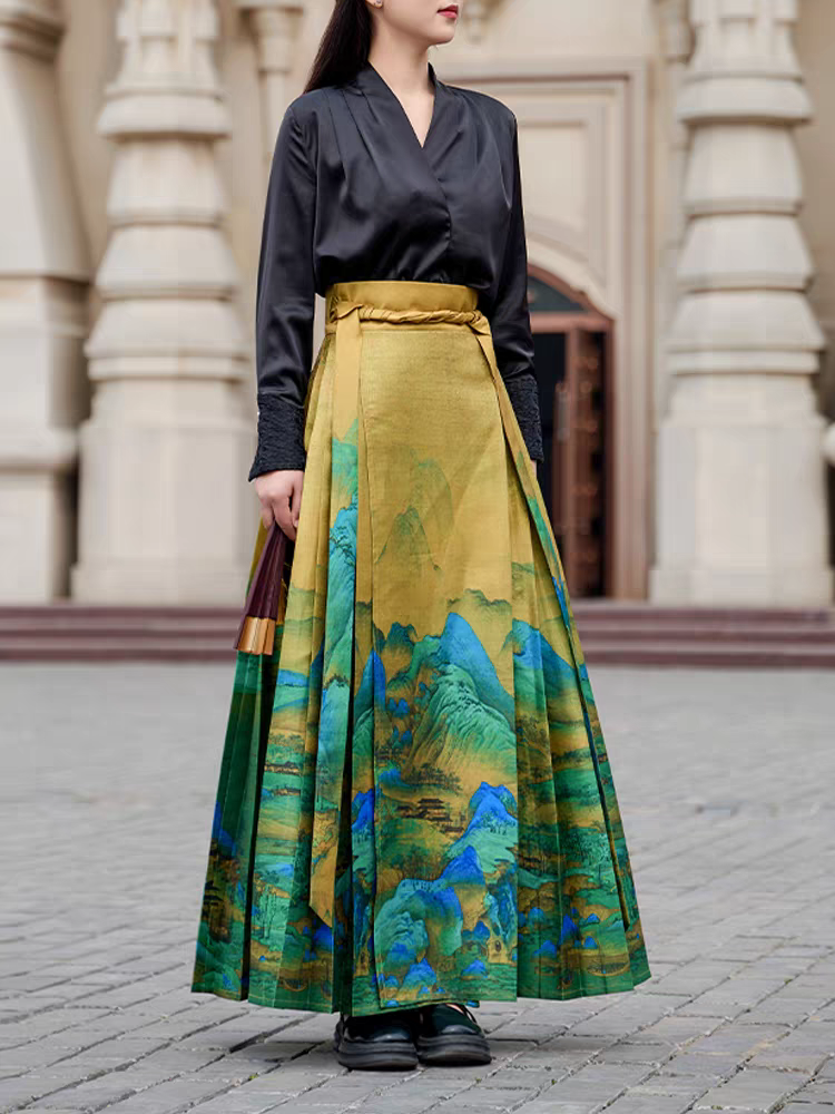 I finally found a Hanfu Mamian skirt shop that ships to Singapore…