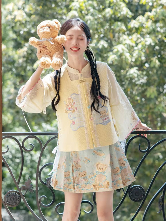 Casual Mamian Skirt Full Set – Modest Daily Hanfu S-XL