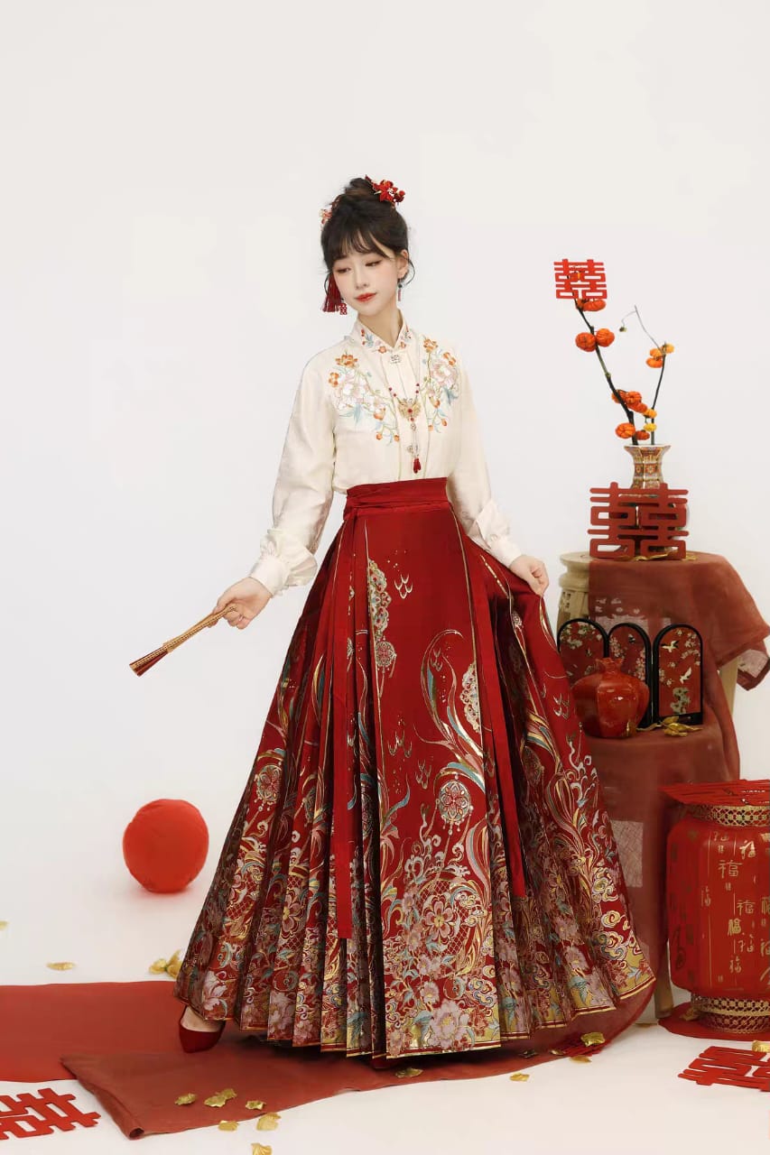 Mamian Skirt Set for Engagement & Wedding
