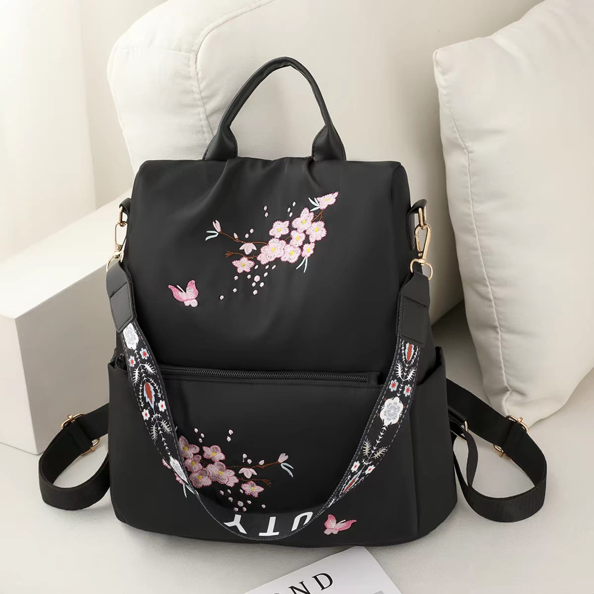 Traditional Chinese-style backpack
