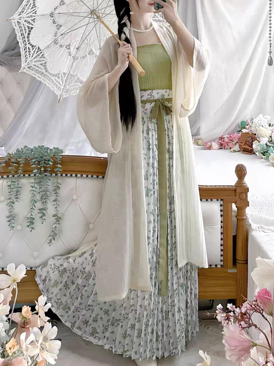 夏季汉服百迭裙配套