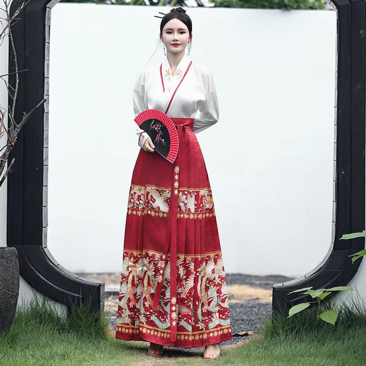情侣装马面裙交领汉服hanfu horse face skirt S-6XL