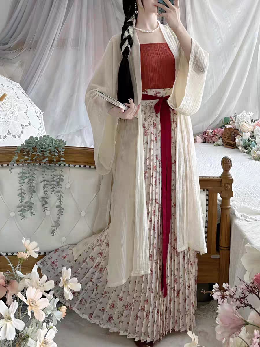 夏季汉服百迭裙配套