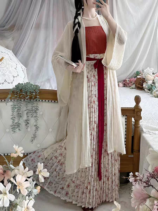 夏季汉服百迭裙配套